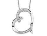 'I Love You Mom' Pendant Necklace in Antiqued Sterling Silver with Chain